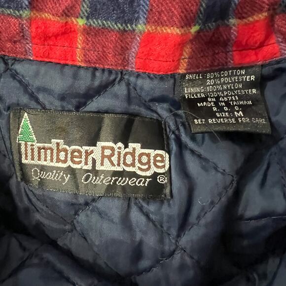 Timber Ridge Flannel plaid Long Sleeve Button Down - Picture 8 of 8
